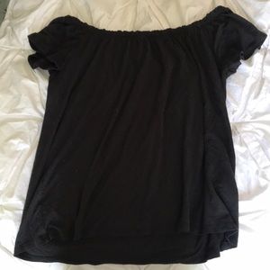 Hollister Black off the shoulder top